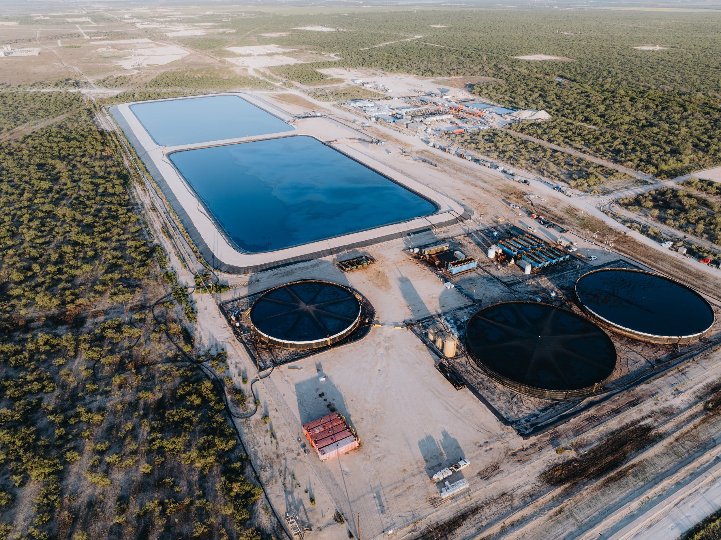 produced water infrastructure facility