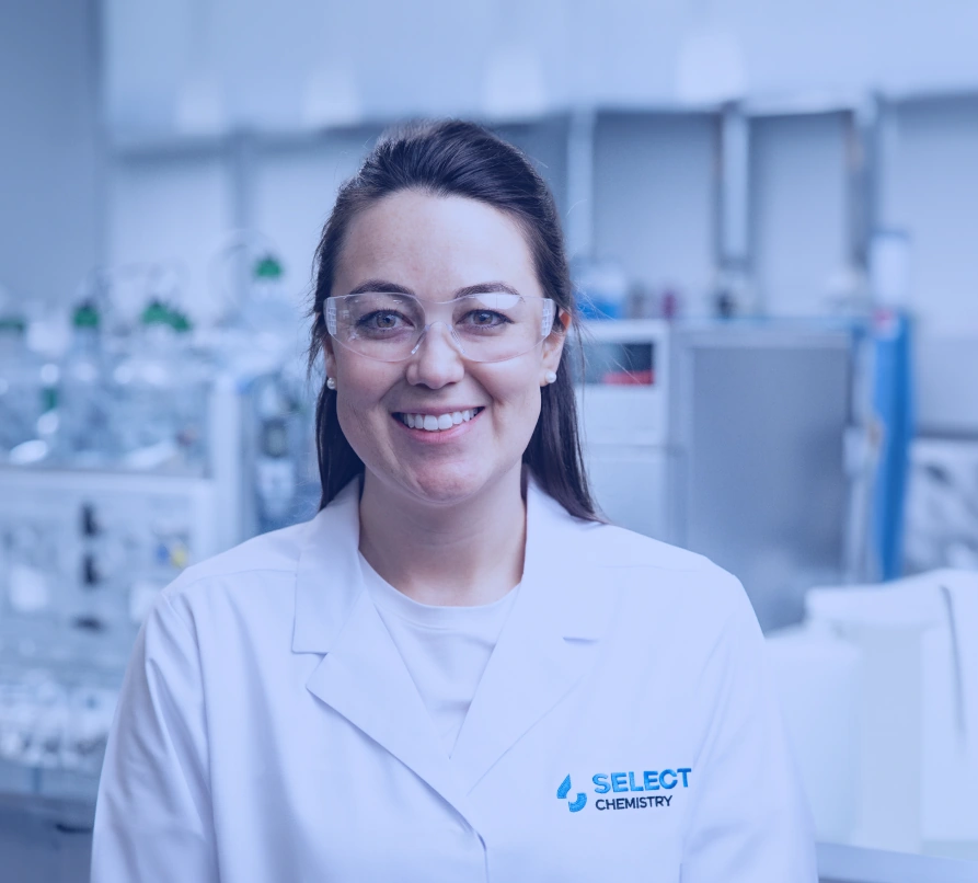 Select Water Solutions Chemistry expert in the lab